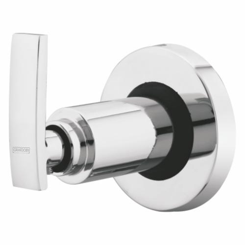 Exposed Part Kit of Concealed Stop Cock with Fitting Sleeve, Operating Lever & Adjustable Wall Flange Chrome